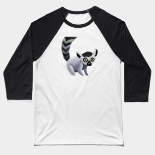 Cute Lemur Drawing Baseball T-Shirt